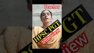 Hpsc pgt Interview tips and tricks  Haryana teacher interview questions [upl. by Nadabus156]