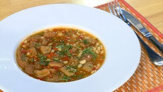 FRIJOLES BLANCOS CON CHICHARRÓN [upl. by Ynattir]