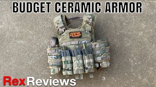 RTS Body Armor Level IV Ceramic Active Shooter Kit  Rex Reviews [upl. by Imoyaba]