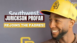 Jurickson Profar on rejoining Padres quotThis is home for mequot [upl. by Kellen855]