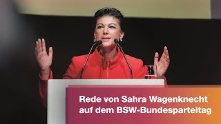 Rede von Sahra Wagenknecht auf dem BSWBundesparteitag am 27012024 [upl. by Ahsenit]