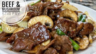 Beef And Mushroom Recipe  Easy Tender And Juicy Beef And Vegetable Stir Fry [upl. by Sucramat674]