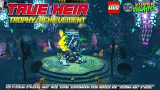 Lego DC SuperVillains True Heir TrophyAchievement  HTG [upl. by Norud954]