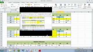 videotutorialMetodo Simplex Usando Excel parte3avi [upl. by Edgardo]