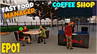 I OPEN NEW COFFEE SHOP IN INDIA  FAST FOOD MANAGER IN HINDI EP01  FLYNN GAMERZ [upl. by Neural]