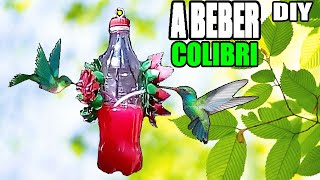 Cómo hacer un BEBEDERO DE COLIBRÍ con botellas [upl. by Yettie]