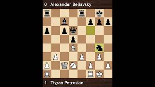 Tigran Petrosian vs Alexander Beliavsky  USSR Championship 1973  Round 14 [upl. by Ahsiekar]