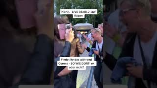 Partystimmung beim Nena Konzert auf Rügen in Zeiten von Corona [upl. by Negroj]