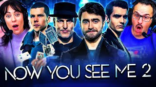 NOW YOU SEE ME 2 2016 MOVIE REACTION FIRST TIME WATCHING Full Movie Review [upl. by Wilma]