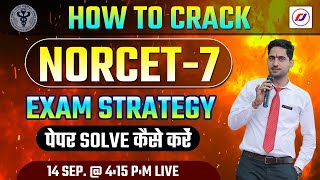 Best Strategy for Norcet7 pre Exam  NORCET7 exam cracking  RJ CAREER POINT [upl. by Akehs600]