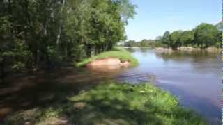 Hochwasser  Deichbruch an der Schwarzen Elster [upl. by Anirbac238]