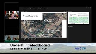 Underhill Special Selectboard 1172024 [upl. by Hseyaj]