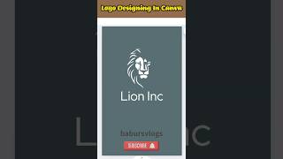 How to design Logo in Canva  Free Logo Design in Canva logodesign logodesigner [upl. by Miculek]