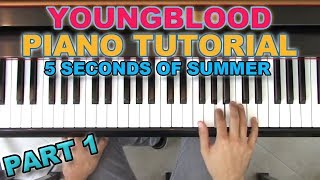 quotYoungbloodquot  Piano Tutorial  Sheets  5SOS  George Vidal [upl. by Agnizn]