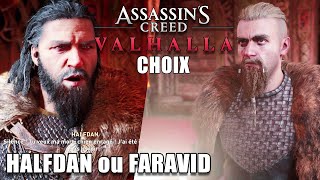 ASSASSINS CREED VALHALLA  CHOIX HALFDAN ET FARAVID  EURVISCIRE Conséquences Différences [upl. by Clea]