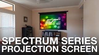 ✅ Elite Screens Spectrum Series Motorized Projection Screen [upl. by Maureene]