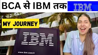 BCA to IBM  Jobs after BCA  Salary after BCA  Cracked IBM interview  Freshers jobs after BCA [upl. by Ahsilak]