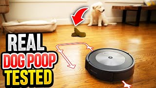 iRobot Roomba J7  Real Dog Poop Tested💩 [upl. by Reilly]