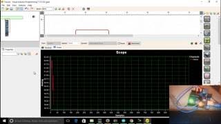 Arduino capteur gaz fumée éthanol etc avec Visuino [upl. by Wehtam]