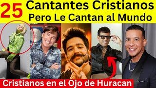 25 Cantantes que no sabías que eran Cristianos [upl. by Ailec]