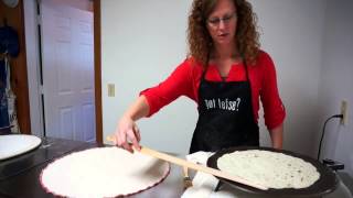 How to make lefse demonstration with Lefse Time [upl. by Sacken]