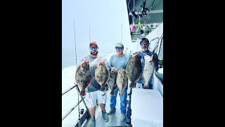 Fishing for Jumbo Fluke of the Nantucket Shoals on the Helen H [upl. by Tandie]