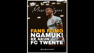 FANS FOMO NGAMUK KE AKUN FC TWENTE timnasindonesia [upl. by Dibbell908]