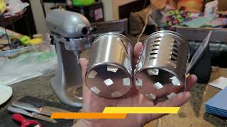 Stainless Steel Slicer Shredder Attachment [upl. by Lesnah466]