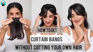 All about ClipIn Curtain Bangs  Hair Extensions India  Nish Hair [upl. by Jade707]