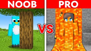 NOOB vs PRO HIDE AND SEEK MAP BUILD CHALLENGE  Minecraft Prop Hunt [upl. by Analeh]