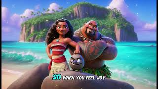 quotYou’re Welcome – Kids Nursery Rhyme Lyrics  Moana Inspired Fun Song for Childrenquot [upl. by Sekoorb]