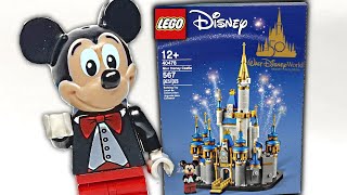 LEGO Mini Disney World Castle REVIEW 2021 set 40478 [upl. by Safko96]