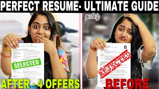 How to build PERFECT RESUME to get HIGH PAYING JOB🚀🛑Perfect resume building [upl. by Oniram853]