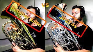 JP274s vs Schiller Elite Best CHEAP Brass Instruments [upl. by Leatri]