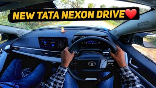 New Tata Nexon Facelift 2024 Drive Review  Nexon Creative Plus Petrol Manual Drive🚀 [upl. by Tedder619]