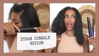 DYSON CORRALE FIRST IMPRESSIONS  DOES IT WORK ON TYPE 4 HAIR [upl. by Frankhouse581]