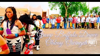 Group Buffalo Dance Part 1 2024 OhkayOwingeh SJP nativeamerican 505 [upl. by Nnaillij]