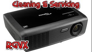 How To Clean amp Service A DLP Projector  Tutorial [upl. by Nyrehtak]