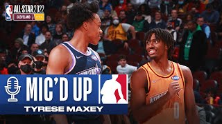 Tyrese Maxey Micd Up ⭐🔊 NBAAllStar Weekend [upl. by Obidiah]