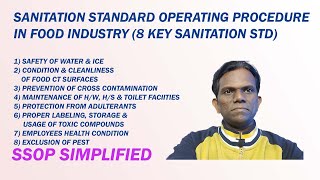 Sanitation Standard Operating Procedures SSOP Simplified [upl. by Annyl780]