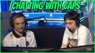 Caedrel Interviews Caps After G2 VS BLG Series [upl. by Murdoch]