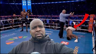 FANS TURN ON ANTHONY JOSHUA AFTER BEING STOPPED BY DANIEL DUBOIS [upl. by Jed]