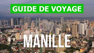 Ville de Manille en 4k Philippines et Manille à visiter [upl. by Anehta]