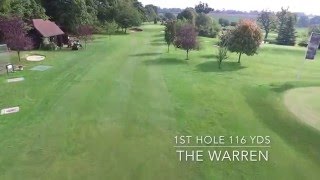 1st Hole at Nailcote Hall Hotel Golf Course [upl. by Helbonnas11]