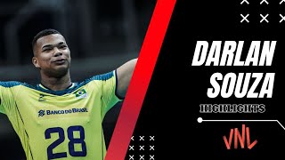 Darlan Souza HIGHLIGHTS  Brazil 🇧🇷 🆚 Argentina 🇦🇷  Mens Volleyball VNL 2024 [upl. by Samaria]