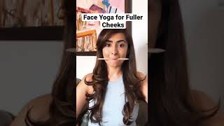 Face Yoga For Fuller Cheeks  Vibhuti Arora  Fit Tak [upl. by Anivad]