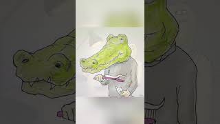 Crocodile live funnymemesfunnyvideo trendingtrendingshortstrendtrendingvideocomedyvideo [upl. by Koeppel457]