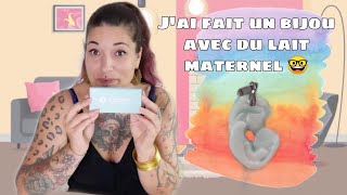 TEST Je crée un BIJOU avec mon LAIT MATERNEL [upl. by Ynna]