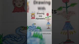 Alphabetical drawing for beginners drawing drawingforkids shorts ytshorts krititvastudio [upl. by Kiehl]