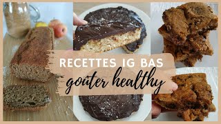 Goûter healthy  recettes faciles de collation saine pour rééquilibrage alimentaire et régime IG bas [upl. by Upali]